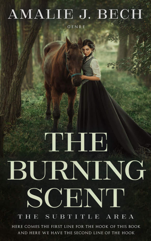 Front view of Log Cabin #27841 - Premade Historical Book Cover