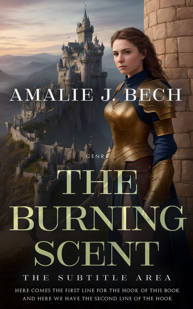 Front view of Dune #27845 - Premade Fantasy Book Cover