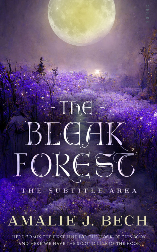 Front view of Martinique #27851 - Premade Fantasy Book Cover