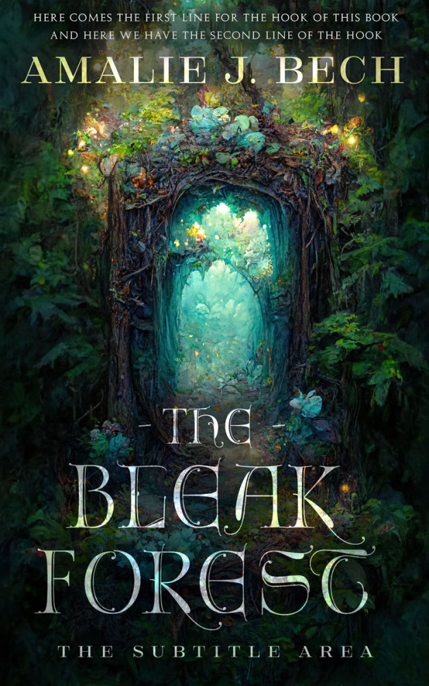 Front view of Racing Green #27852 - Premade Fantasy Book Cover