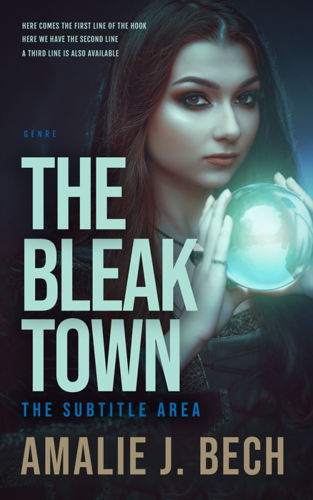 Front view of Sinbad #27870 - Premade Fantasy Book Cover