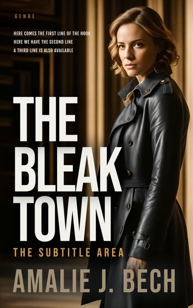 Front view of Vanilla #27879 - Premade Mystery & Thriller & Suspense Book Cover | BookCoverZone