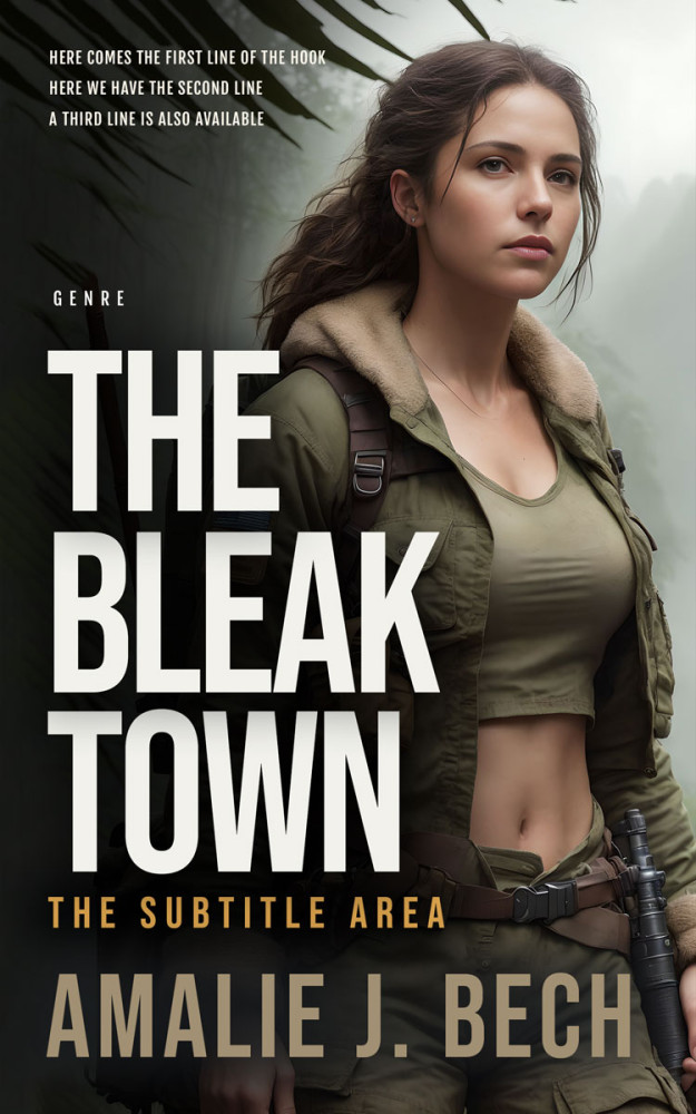 Front view of Swirl #27880 - Premade Mystery & Thriller & Suspense Book Cover