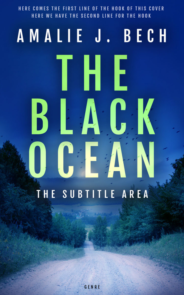 Front view of Chathams Blue #27886 - Premade Fantasy Book Cover