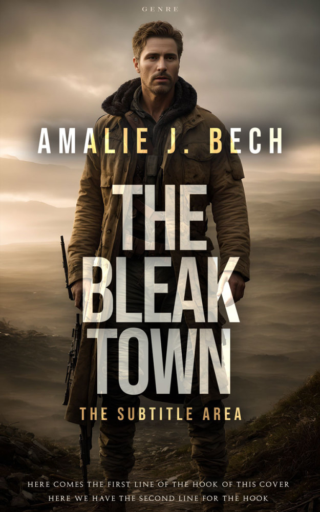 Front view of Birch #27897 - Premade Apocalyptica Book Cover