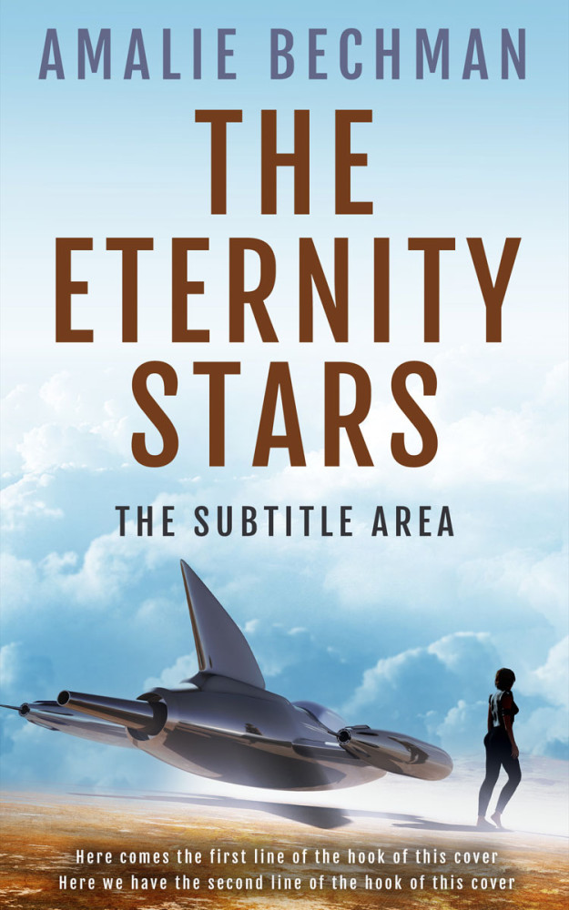 Front view of Botticelli #27911 - Premade Science Fiction Book Cover