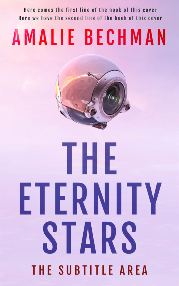 Front view of French Lilac #27913 - Premade Apocalyptica Book Cover