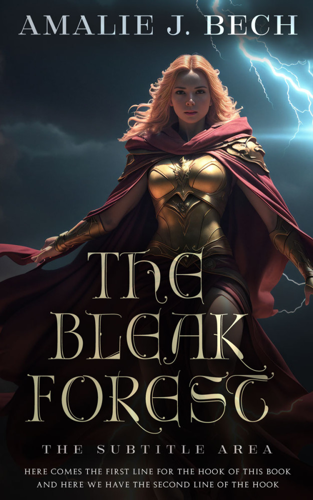 Front view of Shark #27928 - Premade Fantasy Book Cover