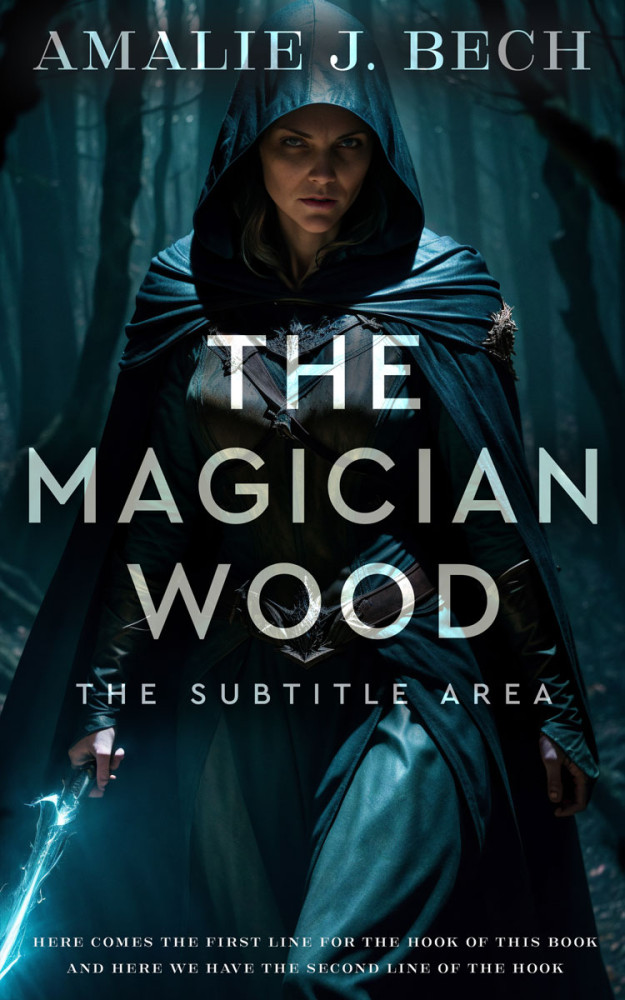 Front view of Firefly #27935 - Premade Fantasy Book Cover