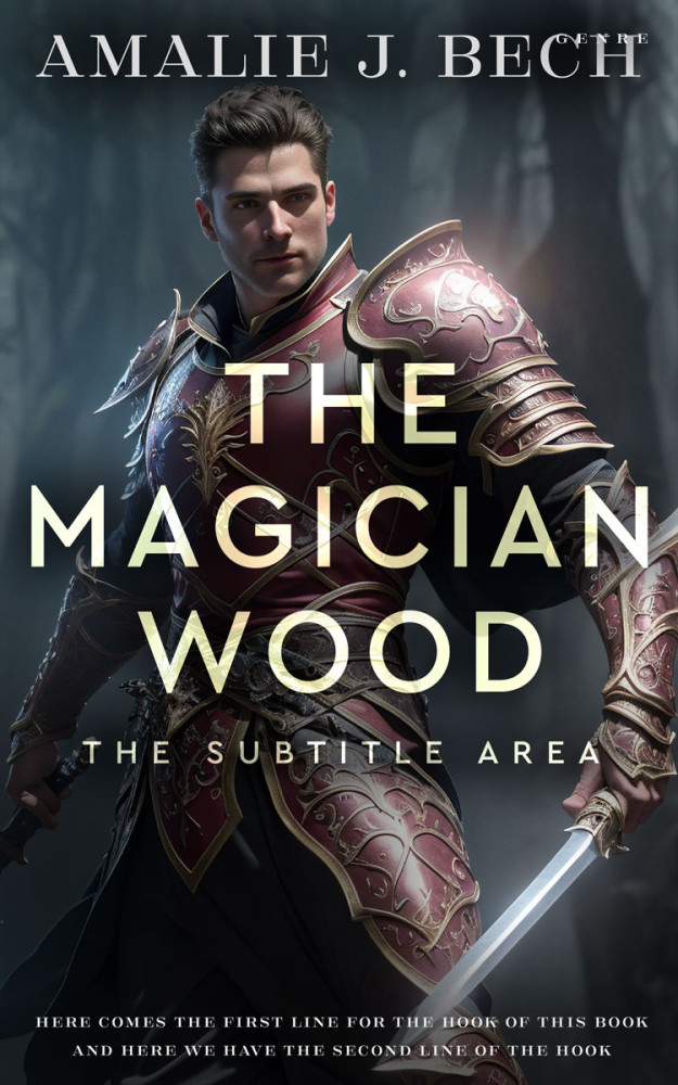 Front view of Shark #27944 - Premade Fantasy Book Cover | BookCoverZone