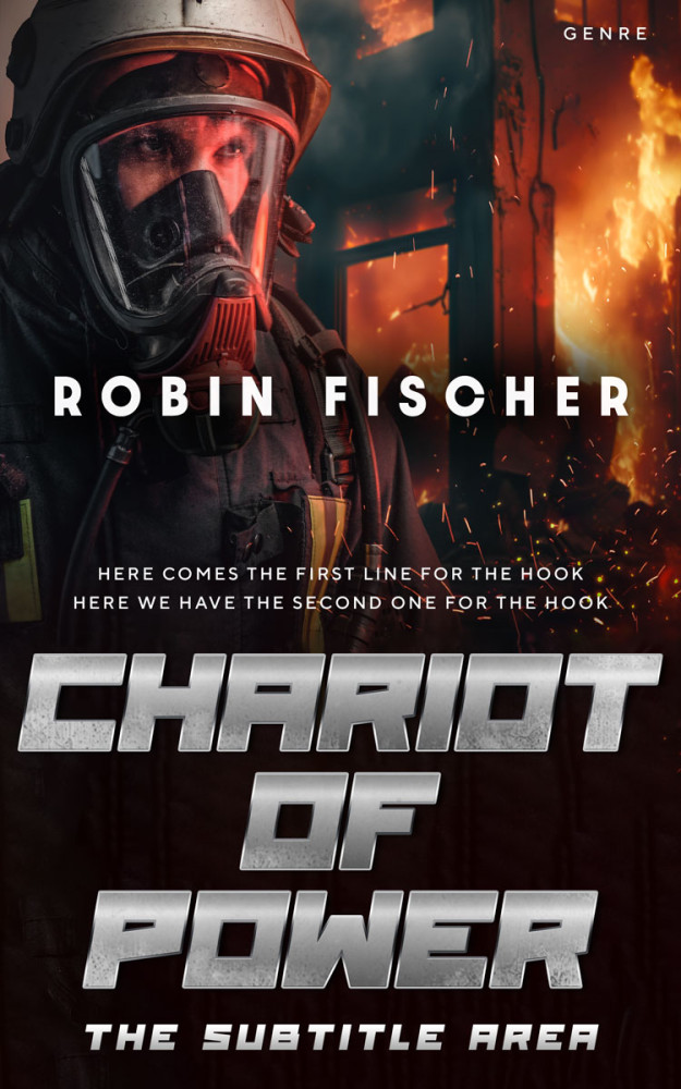 Front view of Quicksand #27970 - Premade Action & Adventure Book Cover