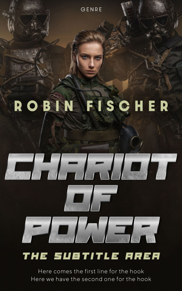 Front view of Zeus #27971 - Premade Apocalyptica Book Cover