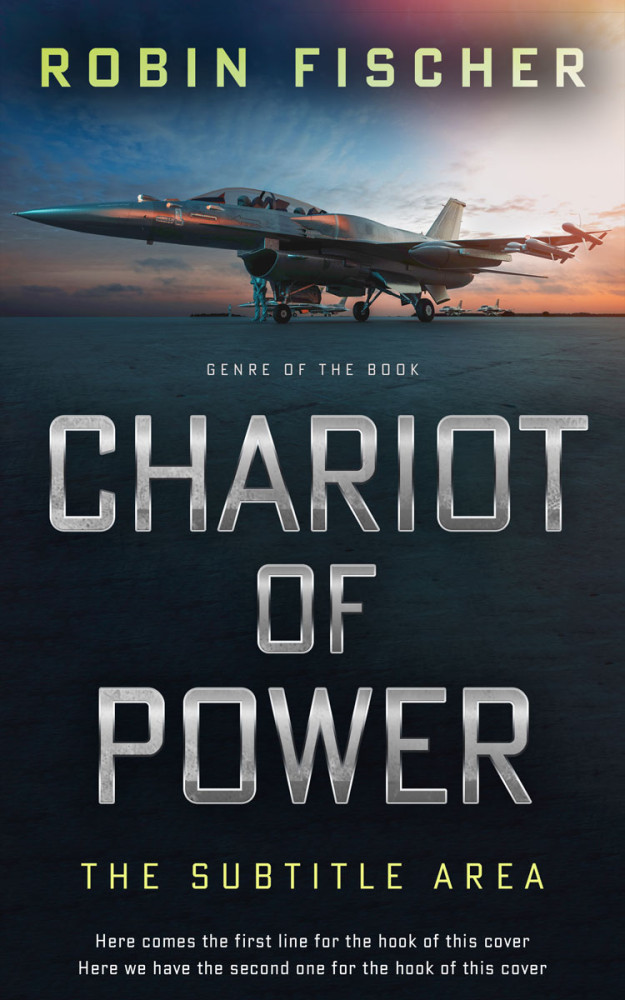 Front view of Mirage #27991 - Premade Action & Adventure Book Cover