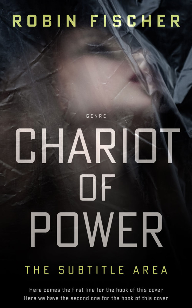 Front view of Thunder #27992 - Premade Horror Book Cover