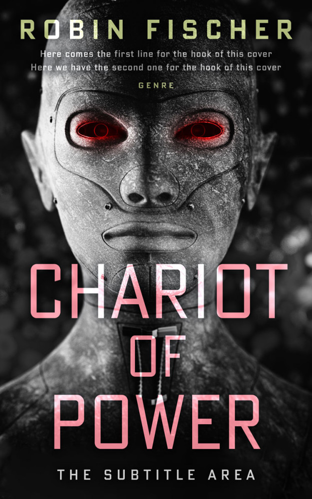 Front view of Cod Gray #28003 - Premade Horror Book Cover