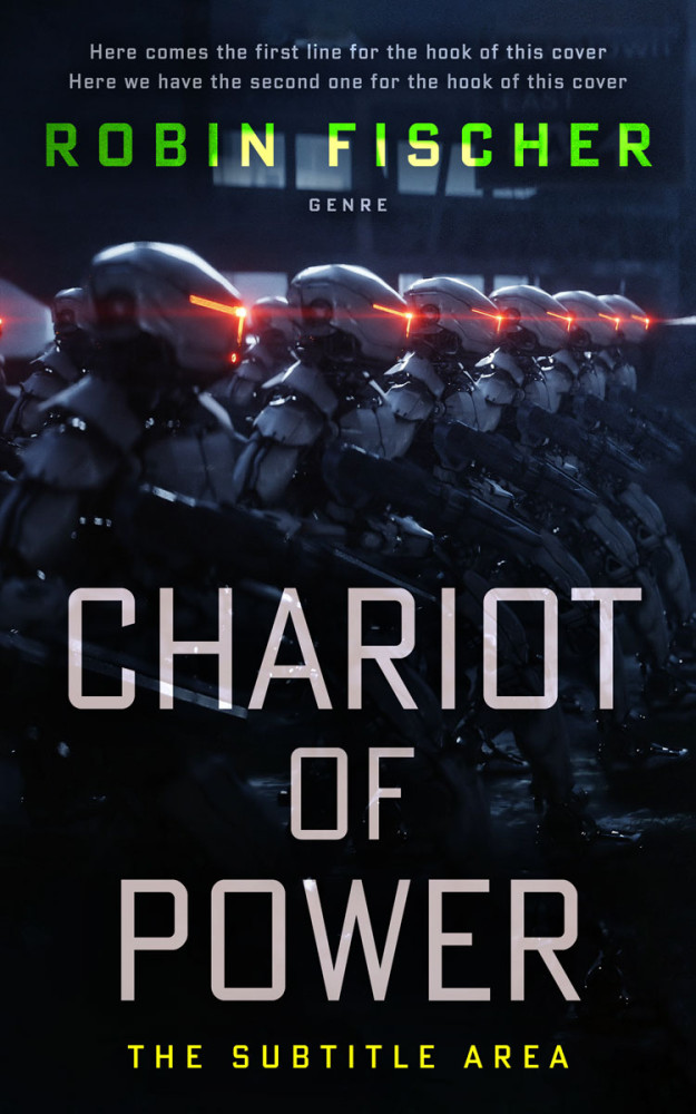 Front view of Vulcan #28006 - Premade Apocalyptica Book Cover