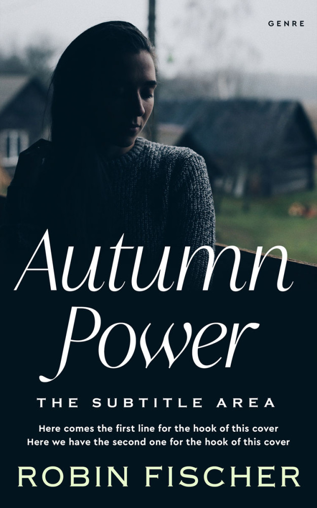 Front view of Silver Sand #28016 - Premade Romance Book Cover