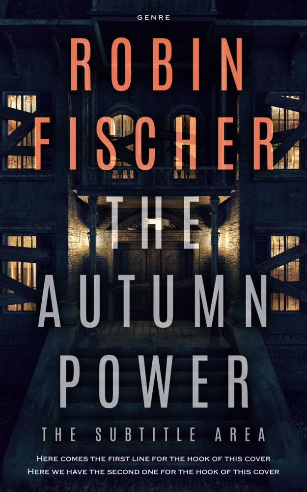 Front view of Vulcan #28041 - Premade Horror Book Cover