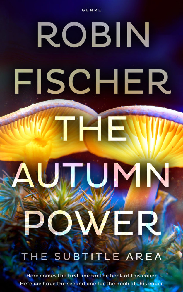 Front view of Harvest Gold #28049 - Premade Nature Book Cover