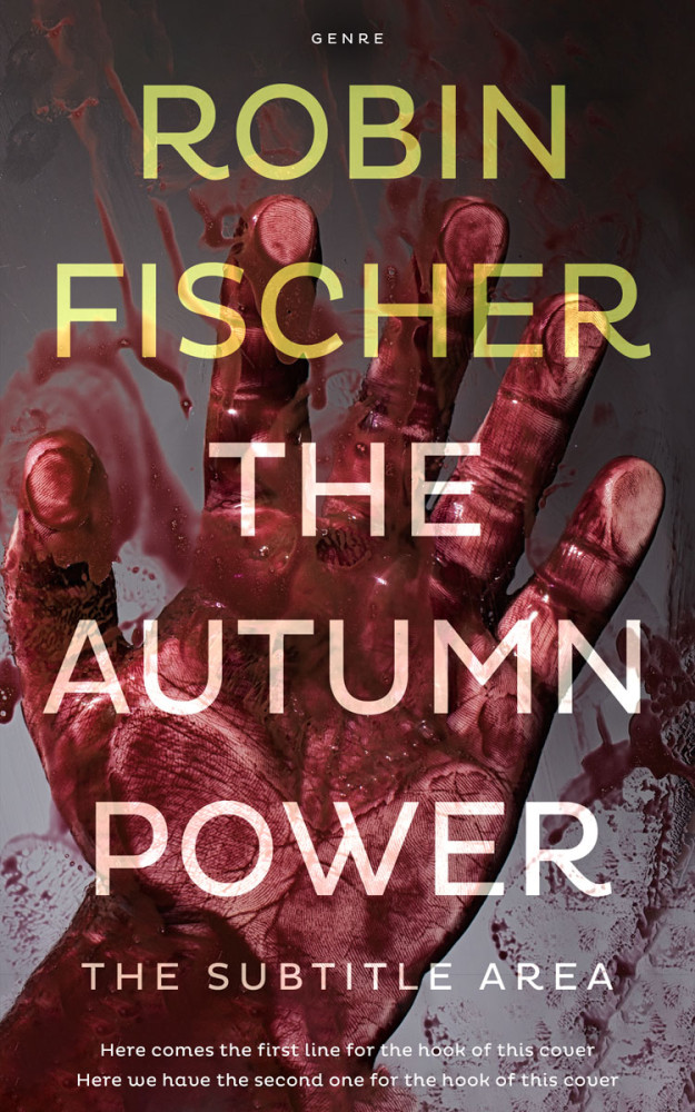 Front view of Cowboy #28050 - Premade Mystery & Thriller & Suspense Book Cover