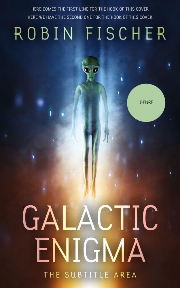 Front view of Rodeo Dust #28059 - Premade Science Fiction Book Cover