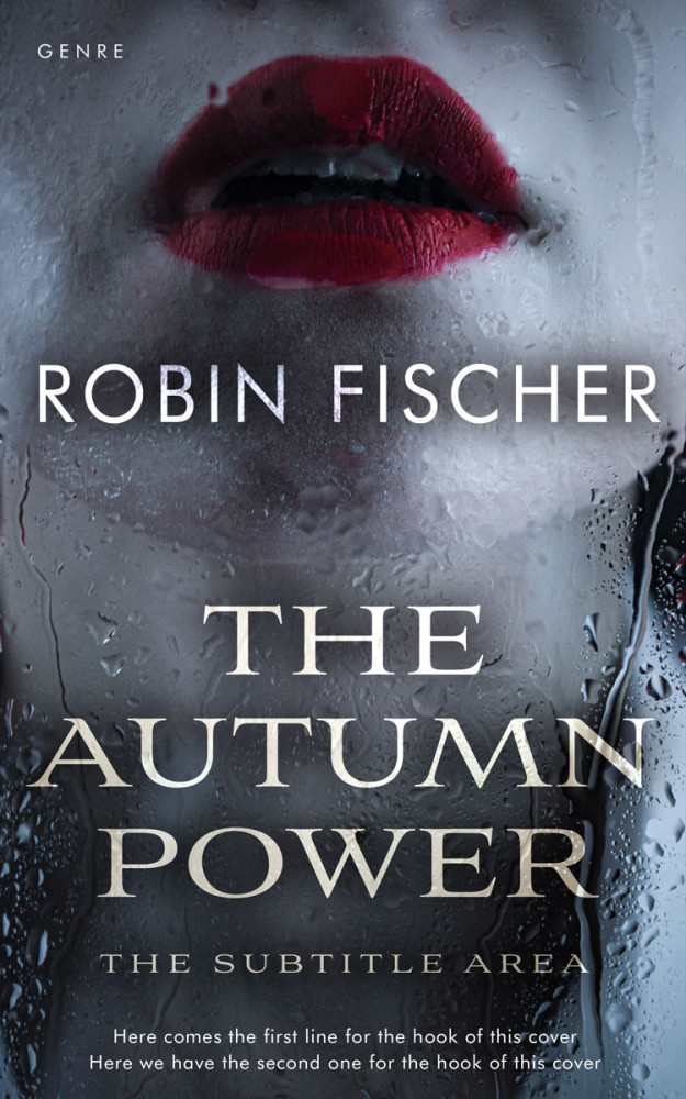 Front view of Tuna #28104 - Premade Horror Book Cover