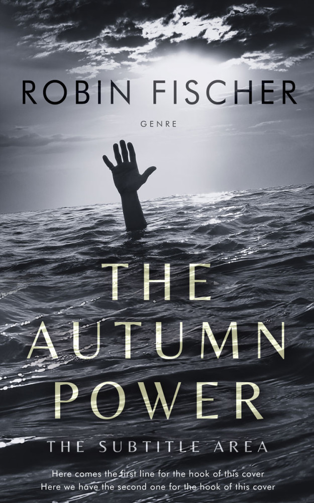 Front view of Tuna #28107 - Premade Abstract Book Cover