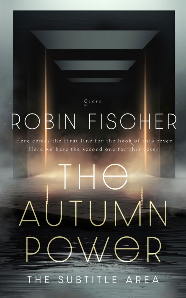 Front view of Heavy Metal #28118 - Premade Abstract Book Cover