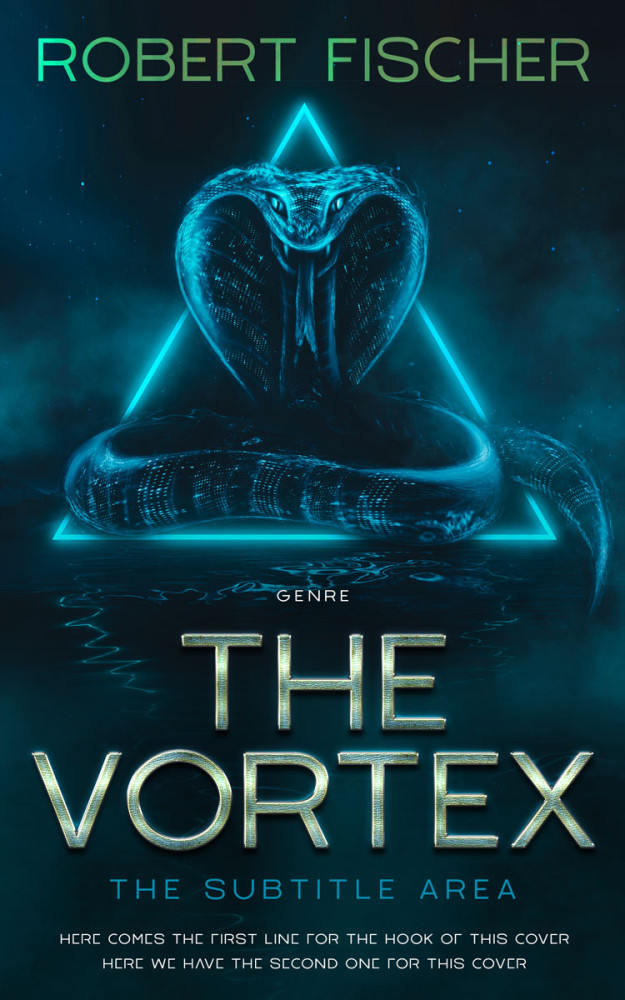 Front view of Tiber #28131 - Premade Science Fiction Book Cover