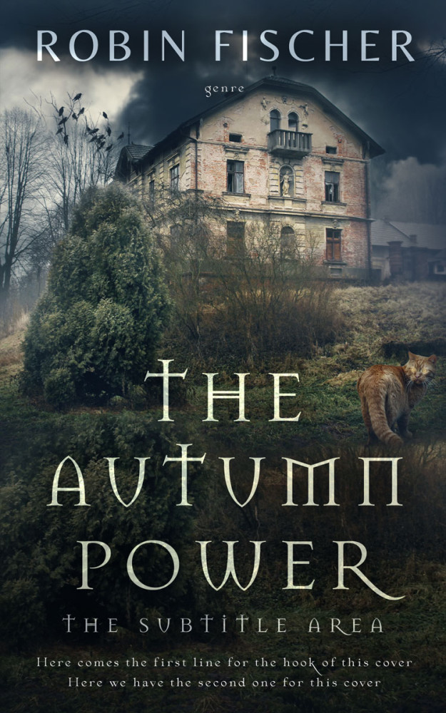 Front view of Outer Space #28145 - Premade Mystery & Thriller & Suspense Book Cover