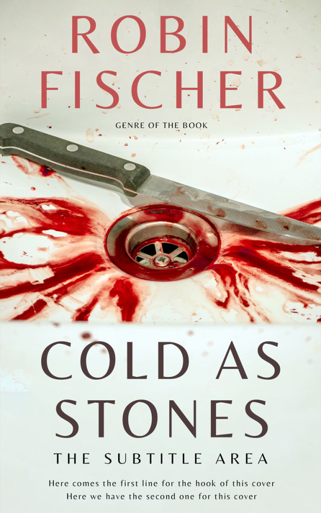 Front view of Green White #28148 - Premade Abstract Book Cover