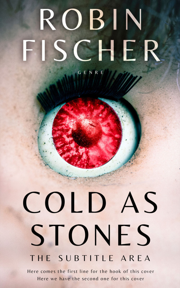 Front view of Outer Space #28149 - Premade Horror Book Cover