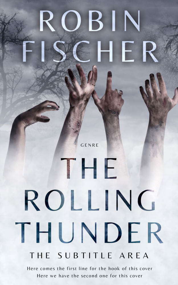 Front view of Mischka #28151 - Premade Apocalyptica Book Cover