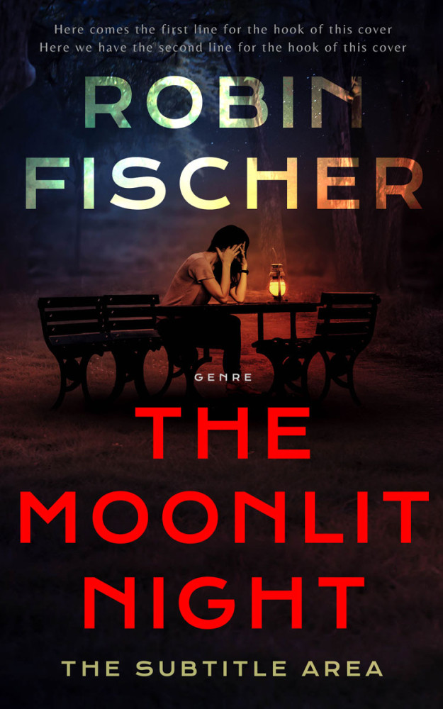 Front view of Thunder #28156 - Premade Romance Book Cover