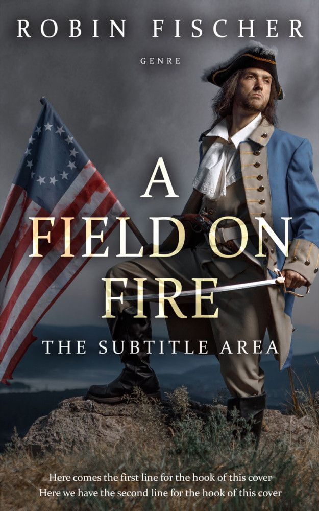 Front view of Ship Gray #28180 - Premade Historical Book Cover