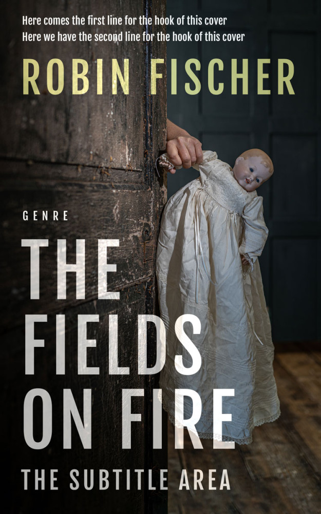 Front view of Tuatara #28217 - Premade Horror Book Cover