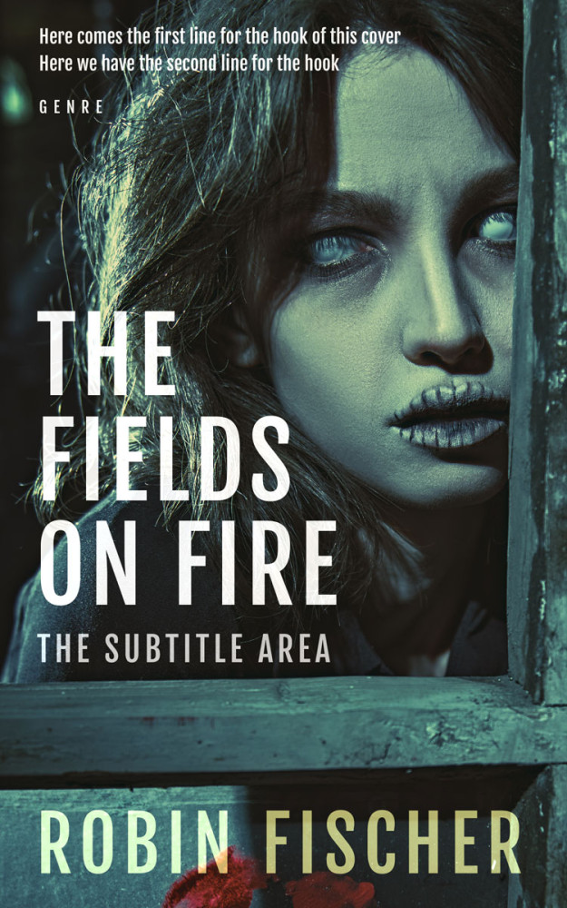 Front view of Outer Space #28218 - Premade Horror Book Cover