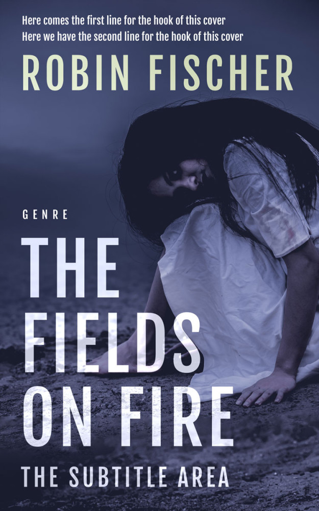 Front view of Martinique #28219 - Premade Horror Book Cover