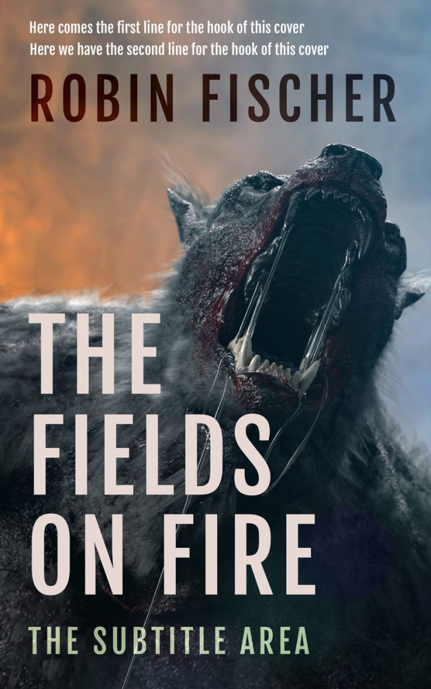 Front view of Rodeo Dust #28221 - Premade Horror Book Cover