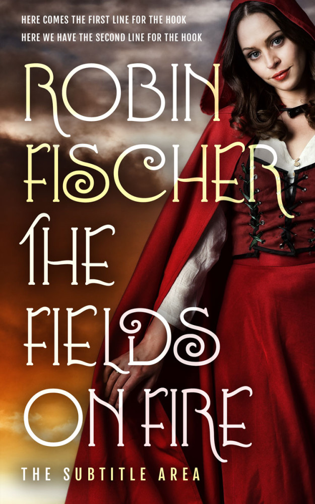 Front view of Cedar #28235 - Premade Fantasy Book Cover