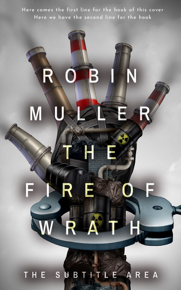 Front view of Cloudy #28293 - Premade Politics & Law & Society Book Cover