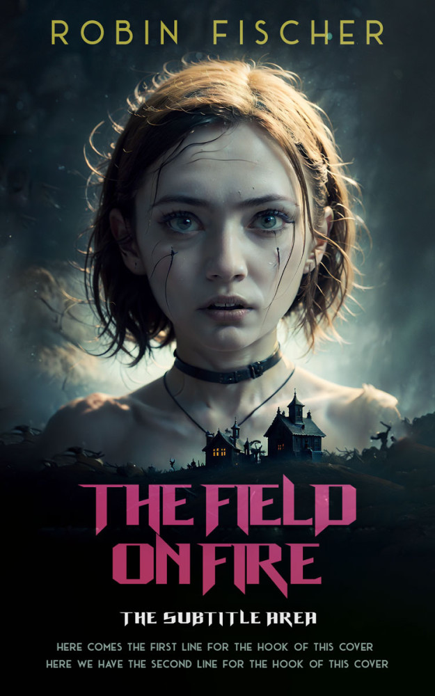 Front view of Bunker #28307 - Premade Horror Book Cover