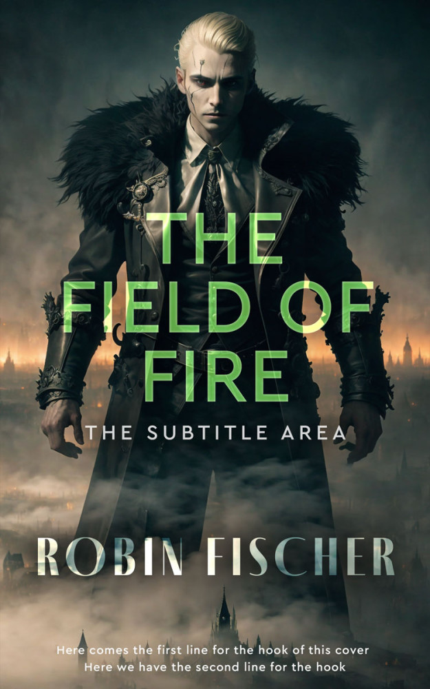 Front view of Outer Space #28319 - Premade Horror Book Cover