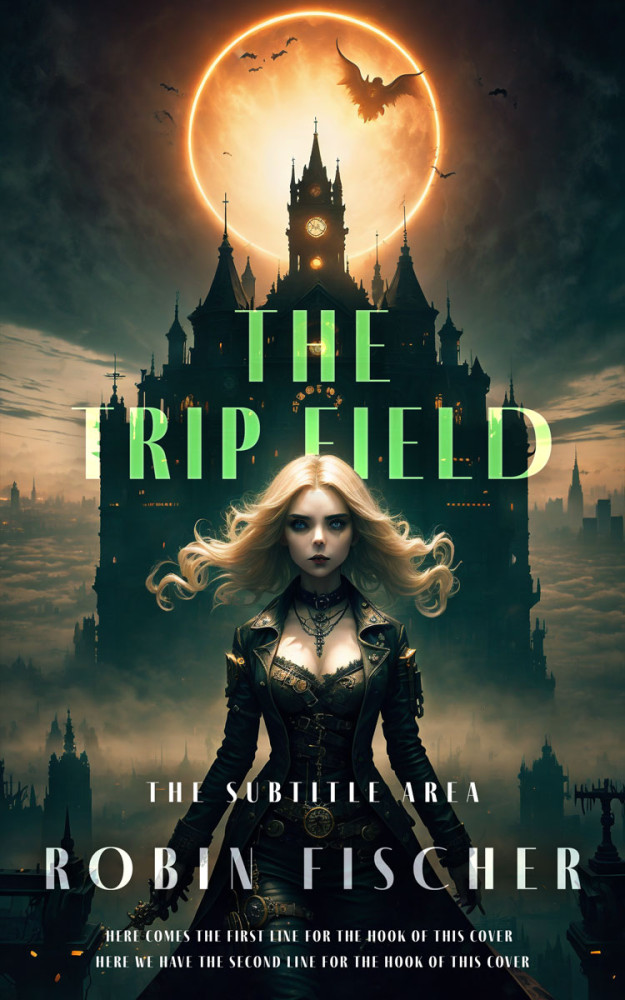 Front view of Outer Space #28320 - Premade Teen & Young Adult Book Cover