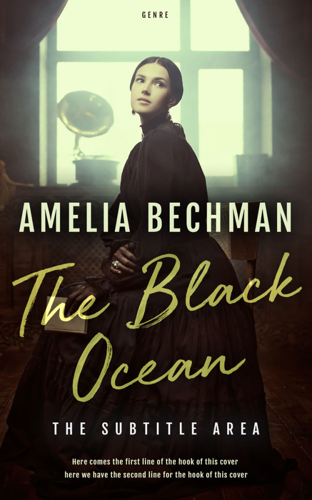 Front view of Beryl Green #28338 - Premade Romance Book Cover