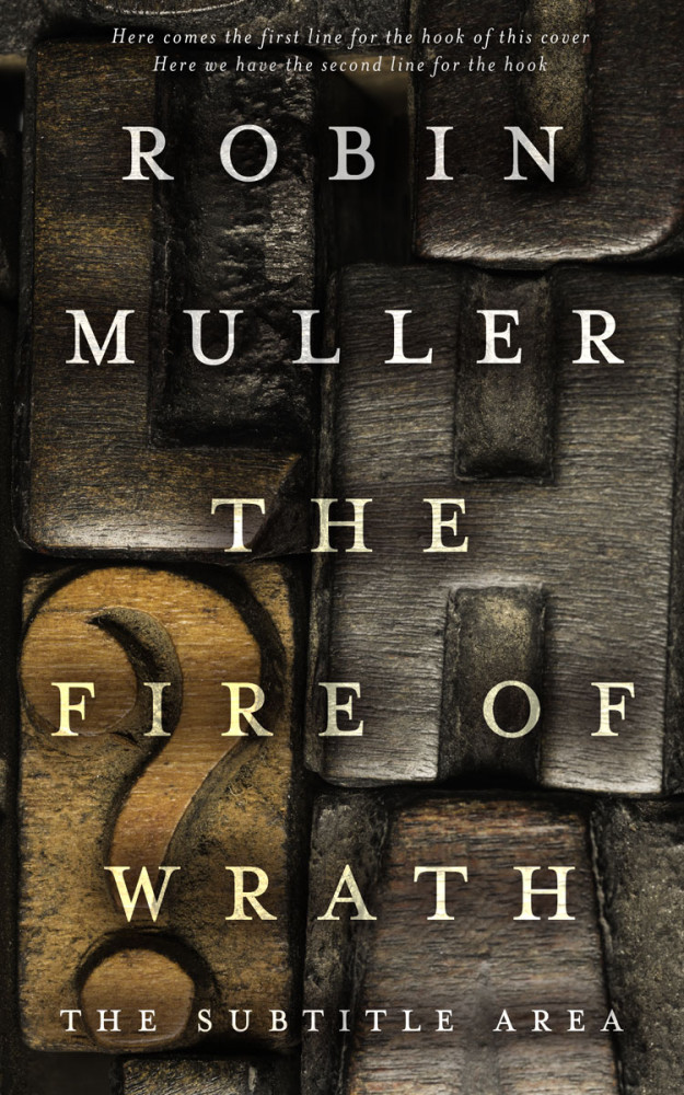 Front view of Zeus #28342 - Premade Abstract Book Cover | BookCoverZone