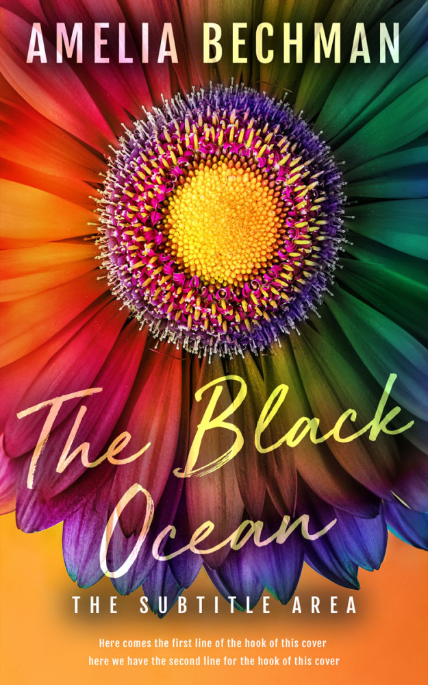 Front view of Tuscany #28359 - Premade Abstract Book Cover