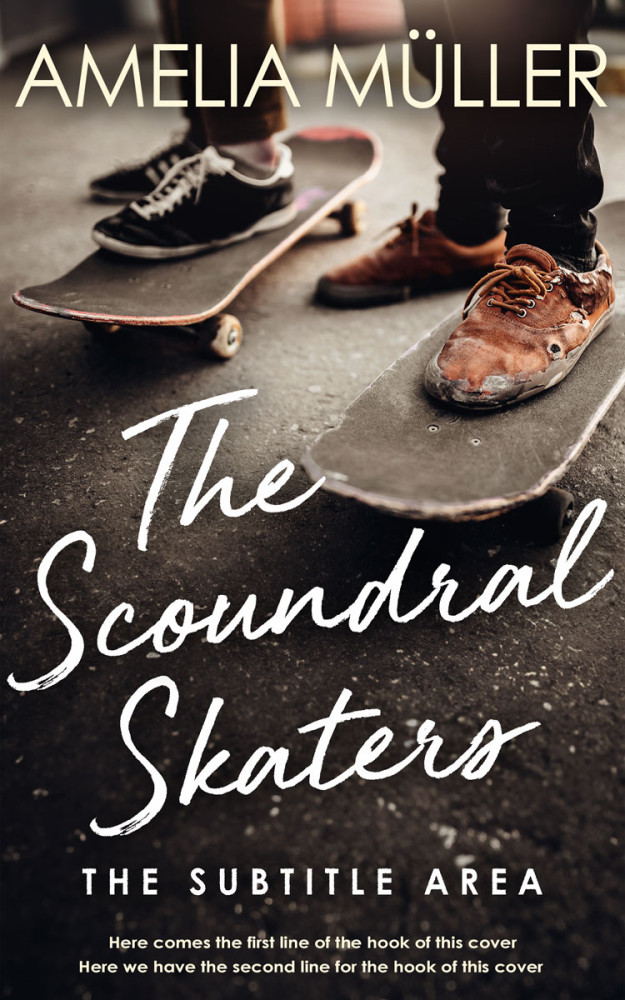 Front view of Cocoa Brown #28372 - Premade Teen & Young Adult Book Cover