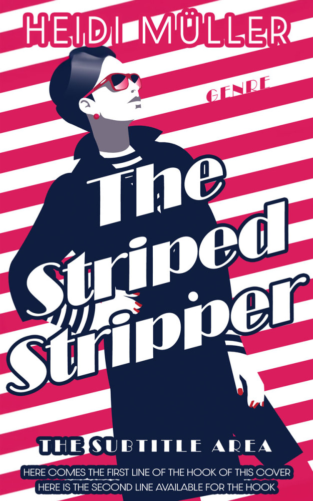 Front view of Bunting #28405 - Premade Chick Lit Book Cover