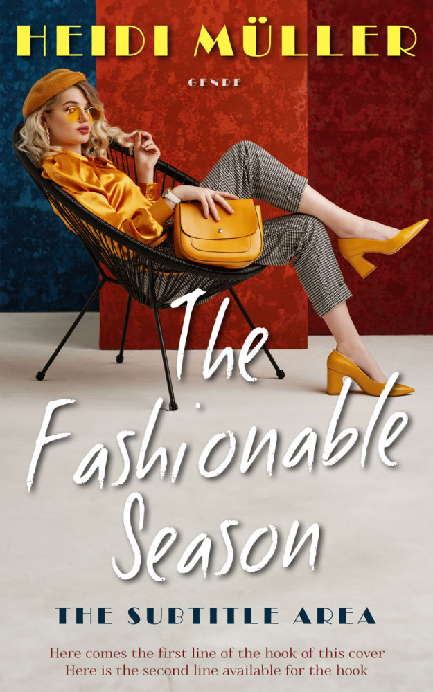 Front view of Swirl #28408 - Premade Abstract Book Cover